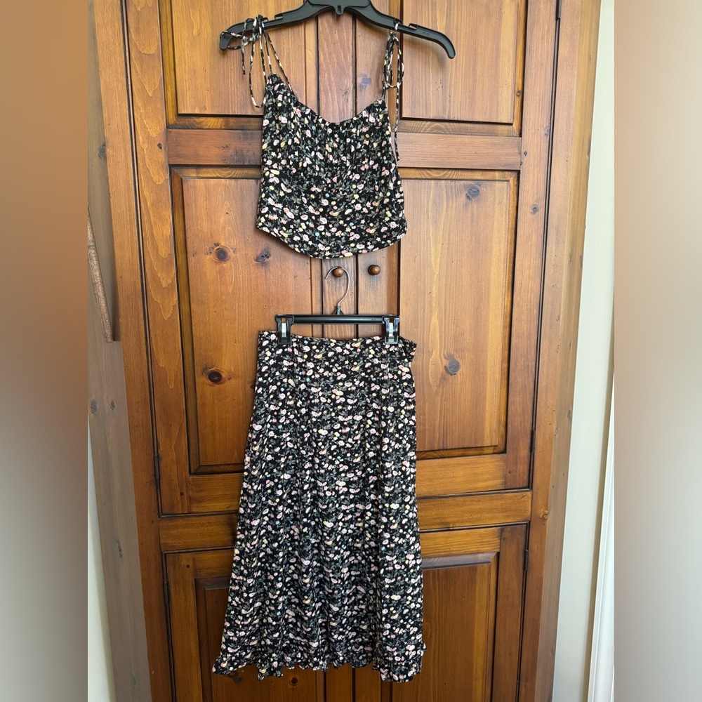 Abercrombie & Fitch Black Floral Dress